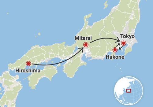 japan tour map japan tour map